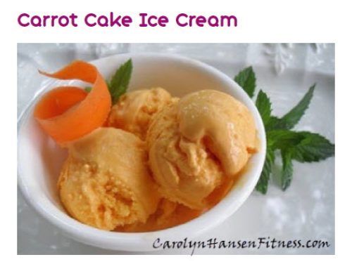 Delicious Homemade Carrot Cake Ice Cream